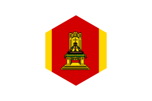 Tver Flag Hexagon Shape flag