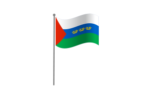 Waving Flag of Tyumen flag