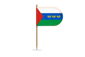 Tyumen Flag for Desk, Table flag