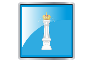 Ulyanovsk Flag Square icon flag
