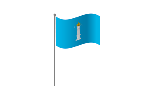 Waving Flag of Ulyanovsk flag