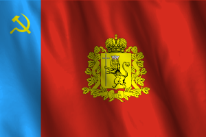 National Flag of Vladimir Oblast flag