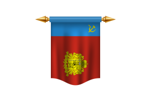 Vladimir Oblast Flag Royal Banner flag