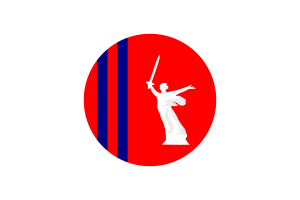 Volgograd Oblast Flag Circle Vector Free flag