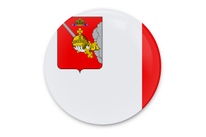 Vologda Flag Vector Art flag