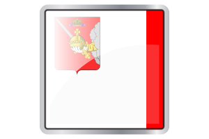 Vologda Flag Square icon flag