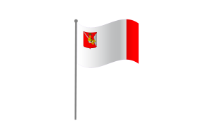 Waving Flag of Vologda flag
