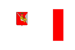 Vologda Flag Vector Illustration flag