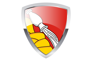 Bandera del Escudo de Voronezh flag