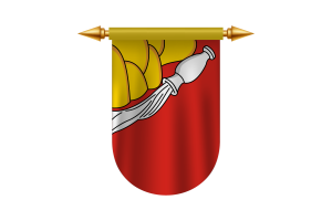 Imágenes Vectoriales del Emblema de la Bandera de Voronezh flag