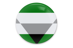 Arte vectorial de la bandera aegorromántica flag