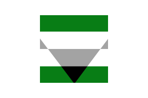 Clipart de la bandera aegorromántica flag