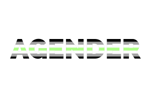 Art textuel agender flag