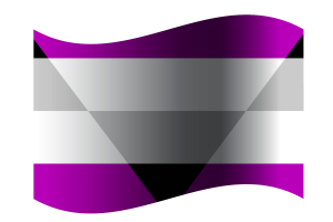 Bandera Ageosexual flag