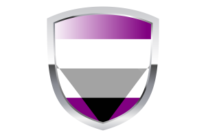 Clipart de la Bandera Nacional de Ageosexual flag