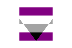 Clipart de la bandera ageosexual flag