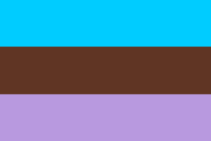 Flag of Androsexual flag