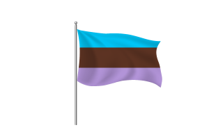 Androsexual Flag symbol flag
