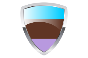 Androsexual Shield Flag flag