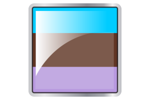 Androsexual Flag Square icon flag