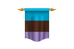 Androsexual Flag Royal Banner flag