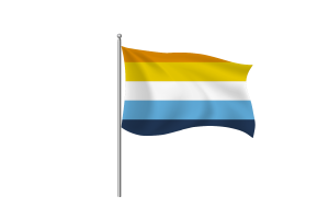 Aroace Flag symbol flag