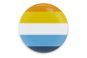 Aroace Flag Vector Art flag