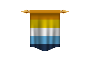 Aroace Flag Royal Banner flag