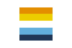 Aroace Flag Clipart flag