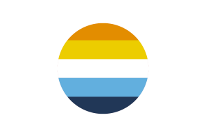 Aroace Flag Circle Vector Free flag