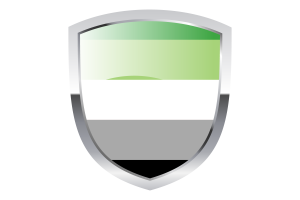 Clipart della Bandiera Nazionale di Aromentic flag