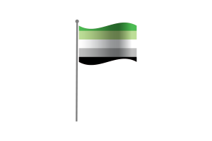 Bandiera Aromentic Sventolante flag