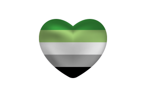 Amore della Forma Cuore Aromentica flag