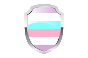 Bigender Shield Logo flag