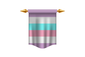 Bigender Flag Royal Banner flag
