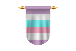 Bigender Flag Emblem Vector Images flag