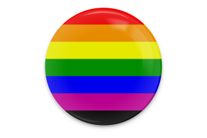 Art vectoriel du drapeau bande noire flag