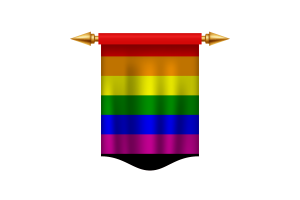 Bannière royale du drapeau à bande noire flag