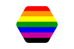 Illustration vecteur du drapeau à bande noire flag