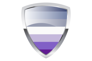 Bandera de escudo de Butch flag