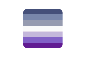 Bandera de Butch con forma cuadrada redondeada flag