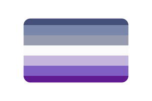 Ilustración vectorial de bandera de Butch con rectángulo redondeado flag