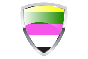 Bandiera Scudo Ceterosexual flag