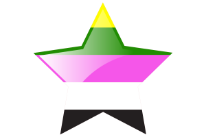 Icona Stella della Bandiera Ceterosexual flag