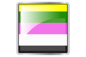 Icona Quadrata della Bandiera Ceterosexual flag