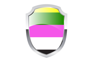 Logo Scudo Ceterosexual flag
