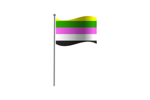 Bandiera Sventolante di Ceterosexual flag