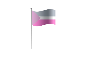 Waving Flag of Coeosexual flag