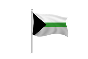 Demiromantic Flag symbol flag