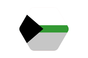 Demiromantic Flag Vector Illustration flag